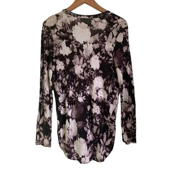 Aritzia Wilfred Long Sleeve Floral Tunic Top - Picture 5 of 7